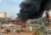 Beyrouth: un mois après les explosions, un gigantesque incendie frappe le port