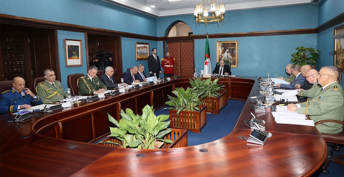 Le Président de la République préside une réunion du Haut conseil de sécurité