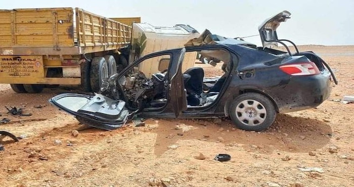 Tindouf: Trois morts et un blessé dans un accident de la circulation
