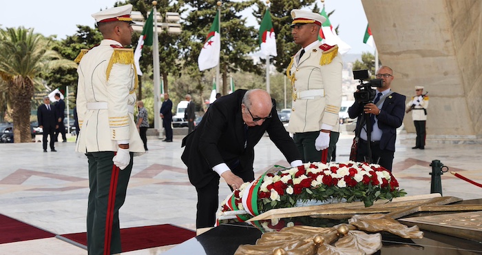 Fête de l’indépendance: le président de la République se recueille à la mémoire des martyrs de la Révolution