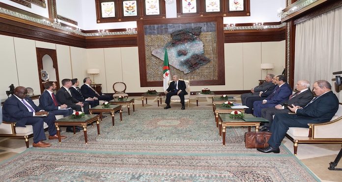 Le président de la République reçoit le haut conseiller du président américain pour l’Afrique, les affaires arabes et le Moyen-Orient