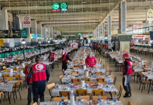 Le CRA ouvre le plus grand restaurant d’iftar à la gare routière du Caroubier à Alger