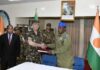 Réception du don offert par l’ANP à l’Armée Nigérienne